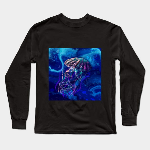 Luminous Cubozoa Long Sleeve T-Shirt by MayGreenAbgrall